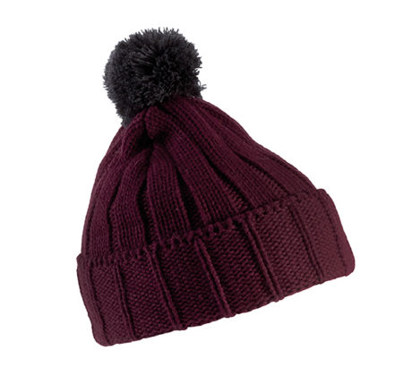 Bonnet Pompon Bicolore