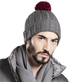 Bonnet pompon bicolore à personnaliser