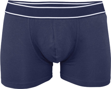 Boxer coton bleu marine