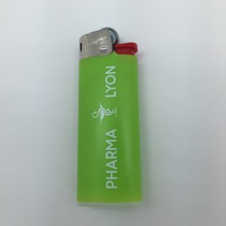 Briquet bic vert personnalisable