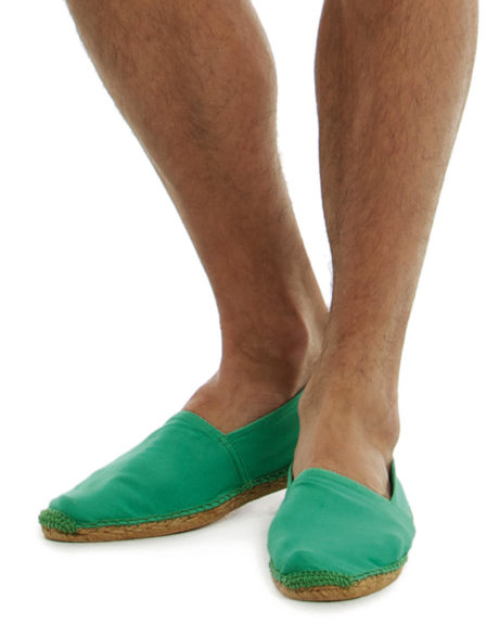 Espadrilles coton vert