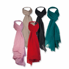 Gamme de couleurs foulard viscose unicolore