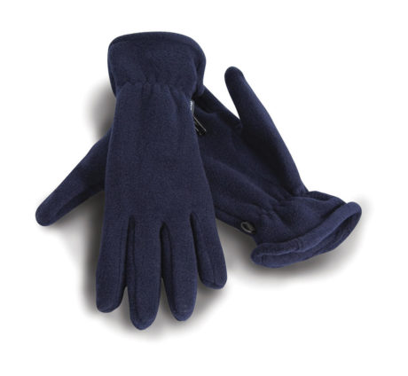 Gants polyester bleu marine