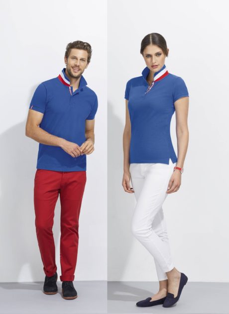 Polo Piqué "Patriote"