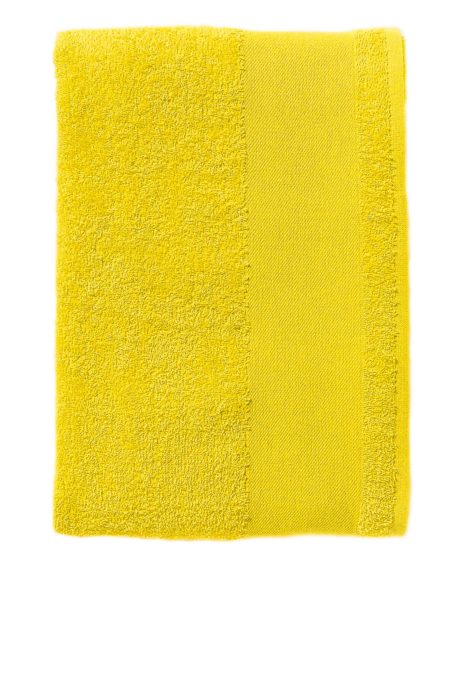 Serviette coton jaune