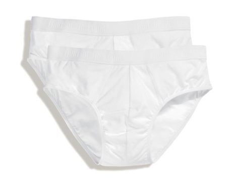 Slip coton blanc