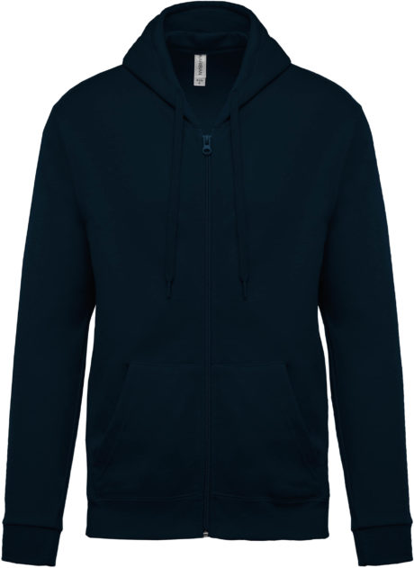 sweat à capuche bleu marine
