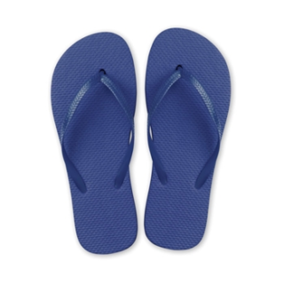 Tongs plage bleu