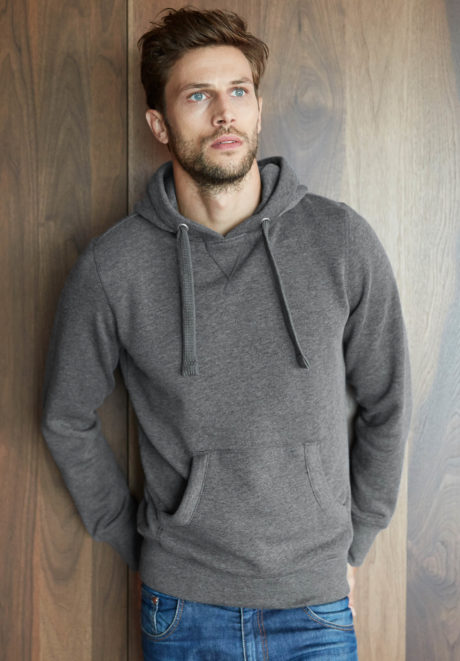 Sweat Capuche Fit Look Chiné
