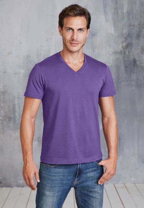 T Shirt Col V Fit Look