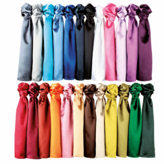 Gamme de couleurs foulard unicolore