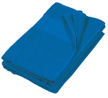Serviette de plage coton bleu