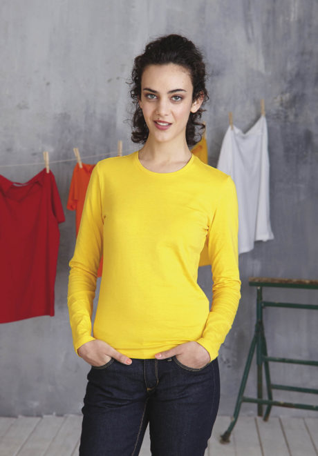 T Shirt Manches Longues Fit Look