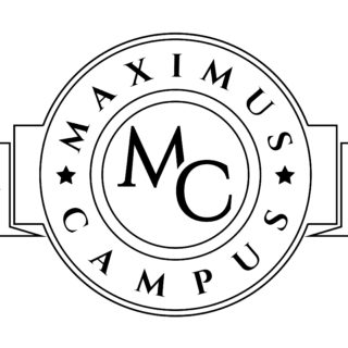 Logo Maximus Campus blanc et noir