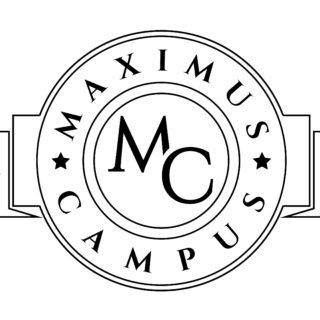 Logo Maximus Campus blanc et noir