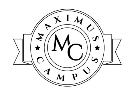 Logo Maximus Campus blanc et noir