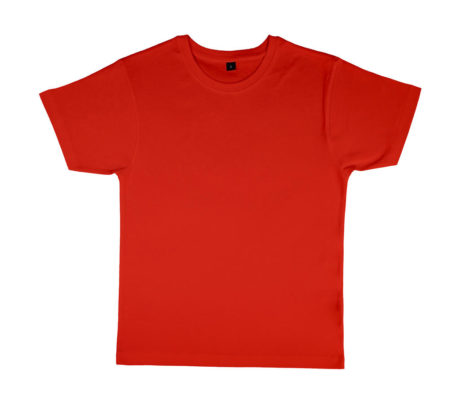tee shirt col rond rouge