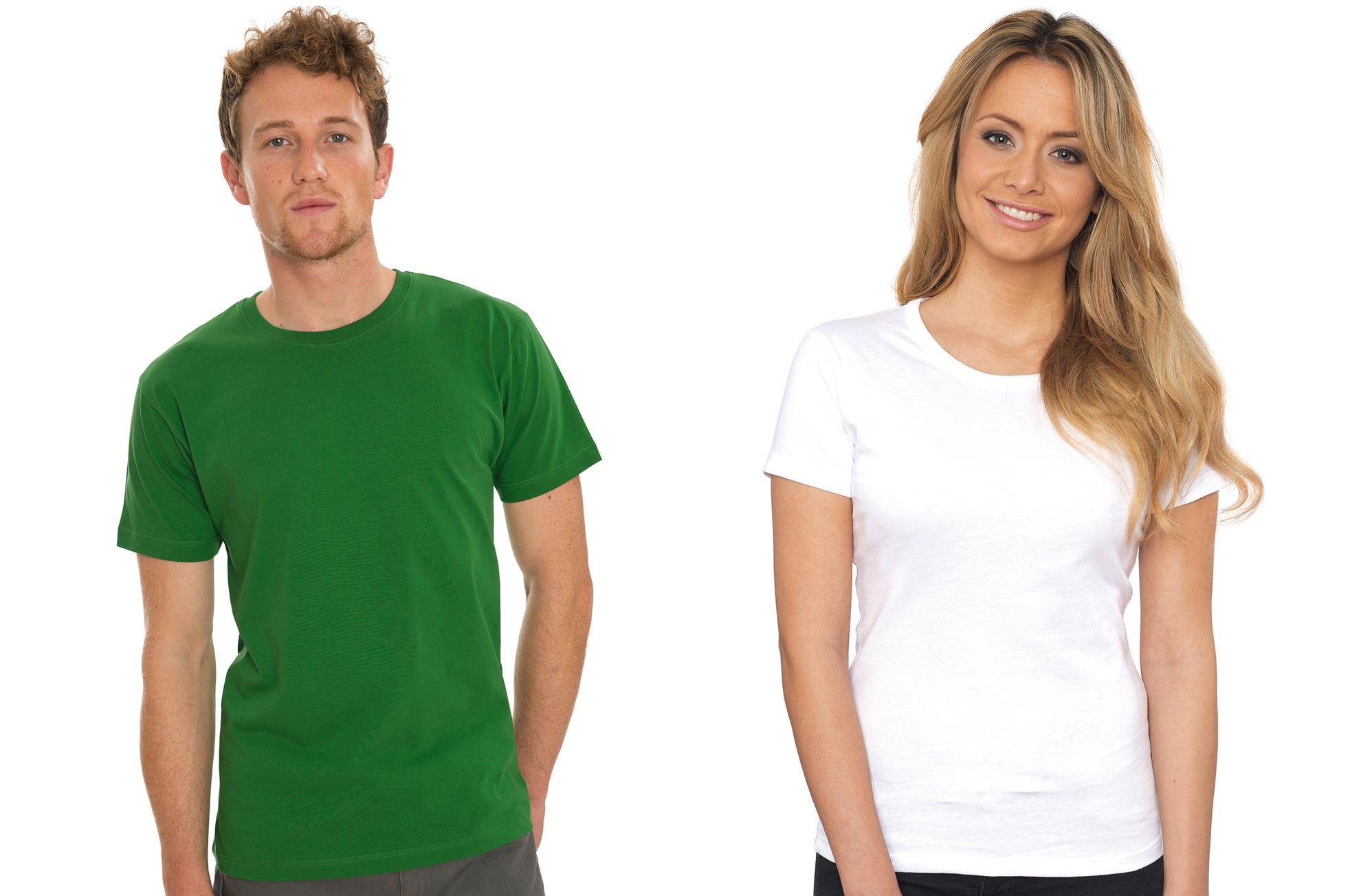 T shirt col on sale rond large homme