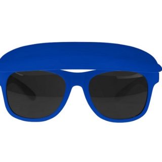 lunette avec visière bleu