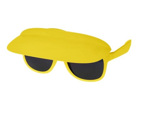 lunette avec visière jaune