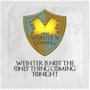 Préservatif avec logo winter is coming